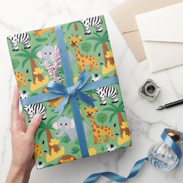 Abgerollte und flache Ansichten von Geschenkpapier