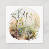 abgerundete Aquarellkunst der Wiederverwilderung u Begleitkarte (Vorderseite)