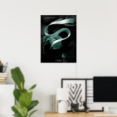Abgeschieden Poster (Heimbüro)