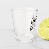 Abgeschieden & sonderbar schnapsglas (Links)