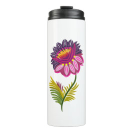 Abgeschiedene Blume Thermosbecher