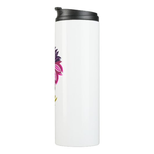 Abgeschiedene Blume Thermosbecher (Nach rechts gedreht)
