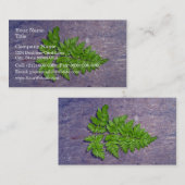 Abgeschiedene Frischblätter Visitenkarte (Vorne/Hinten)