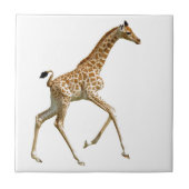Abgeschiedene Giraffe Fliese (Vorderseite)