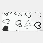 Abgeschiedene Sammlung von handgezogenen Herzen  Case-Mate iPhone Hülle (Rückseite (Horizontal))