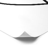 Abgeschiedene Sammlung von handgezogenen Herzen Poster (Ecke)