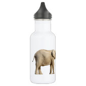 Abgeschiedenen zwei afrikanische Elefanten Edelstahlflasche (Links)