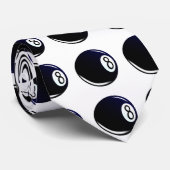 Abgeschiedener Aight Ball Krawatte (Gerollt)