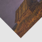 Abgeschiedener alter Stall mit Blitzschlag Seidenpapier (Ausschnitt)