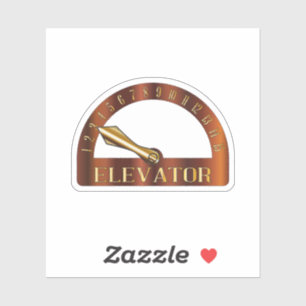 Abgeschiedener Höhenanzeiger Aufkleber