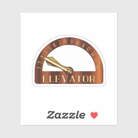 Abgeschiedener Höhenmesser Aufkleber (Blatt)