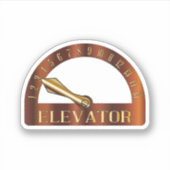 Abgeschiedener Höhenmesser Aufkleber (Vorderseite)