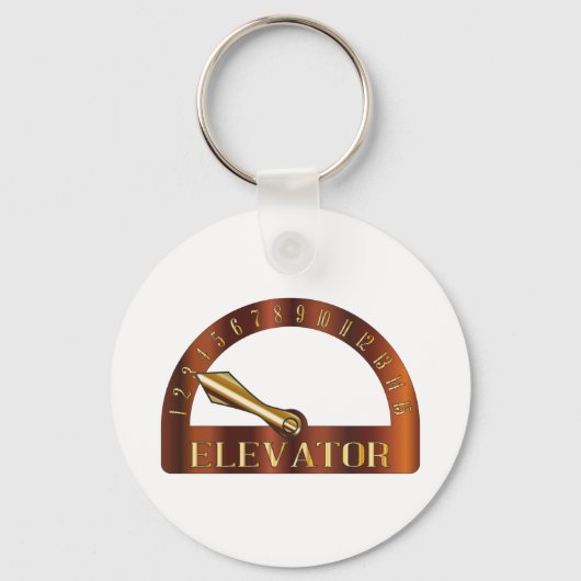 Abgeschiedener Höhenmesser Schlüsselanhänger (Vorderseite)