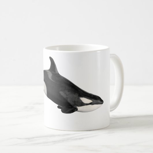 Abgeschiedener Killerwal Kaffeetasse (VorderseiteRechts)