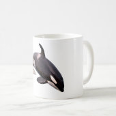 Abgeschiedener Killerwal Kaffeetasse (VorderseiteRechts)