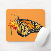 Abgeschiedener Monarchfalter Mousepad (Mit Mouse)