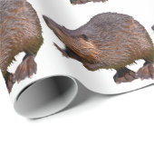 Abgeschiedener nordamerikanischer Beaver-Postkarte Geschenkpapier (Rolleneckpunkt)