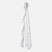 Abgeschiedener Scharlachrot Krawatte (Rückseite)