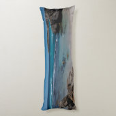 Abgeschiedener Strand auf Ihrem Bett Seitenschläferkissen (Rückseite (Vertikal))