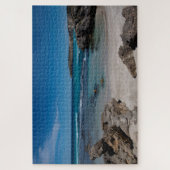 Abgeschiedener Strand im Paradies, 1014 Stück Puzzle (Vertikal)