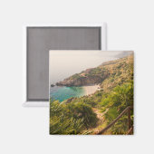 Abgeschiedener Strand in Lo Zingaro, Sizilien Magnet (Vorderseite/Rückseite)