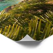 Abgeschiedener Strand in Lo Zingaro, Sizilien Poster (Ecke)