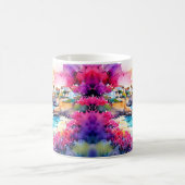 "Abgeschiedener Strand" Kaffeetasse (Mittel)