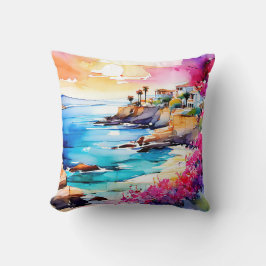 "Abgeschiedener Strand" Kissen