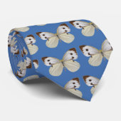 Abgeschiedener Weißer Schmetterling PNG Krawatte (Gerollt)