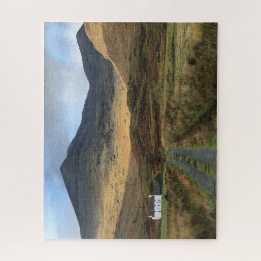 Abgeschiedenes Bauernhaus auf der Insel Mull, Scho Puzzle (Vertikal)