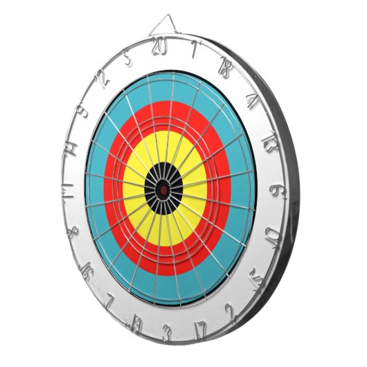 Abgeschiedenes Bogenziel Dartscheibe (Vorderseite rechts)