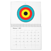 Abgeschiedenes Bogenziel Kalender (Feb 2027)