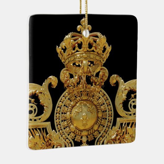 Abgeschiedenes Goldenes Tor Schloss Versailles - F Keramikornament (Rechts)