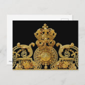 Abgeschiedenes Goldenes Tor Schloss Versailles - F Postkarte (Vorne/Hinten)