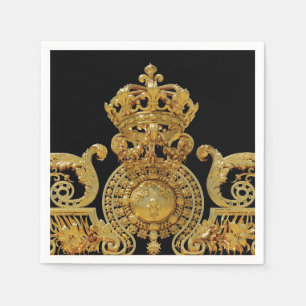 Abgeschiedenes Goldenes Tor Schloss Versailles - F Serviette