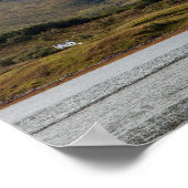 Abgeschiedenes Haus auf der Insel Skye in Schottla Poster (Ecke)
