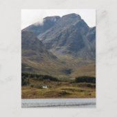 Abgeschiedenes Haus auf der Insel Skye in Schottla Postkarte (Vorderseite)
