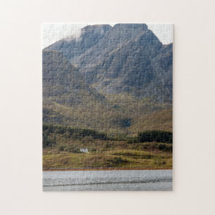 Abgeschiedenes Haus auf der Insel Skye in Schottla Puzzle