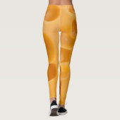 Abgeschiedenes Käsestück, schönes Design Leggings (Rückseite)