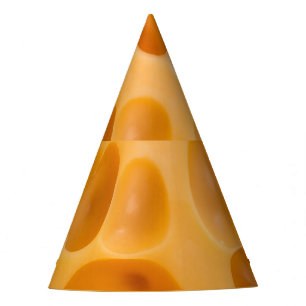 Abgeschiedenes Käsestück, schönes Design Partyhütchen