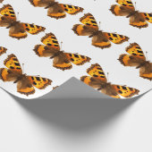 Abgeschiedenes Schildkrötenschmetterling Geschenkpapier (Ecke)