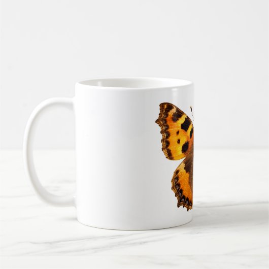 Abgeschiedenes Schildkrötenschmetterling Kaffeetasse (Links)