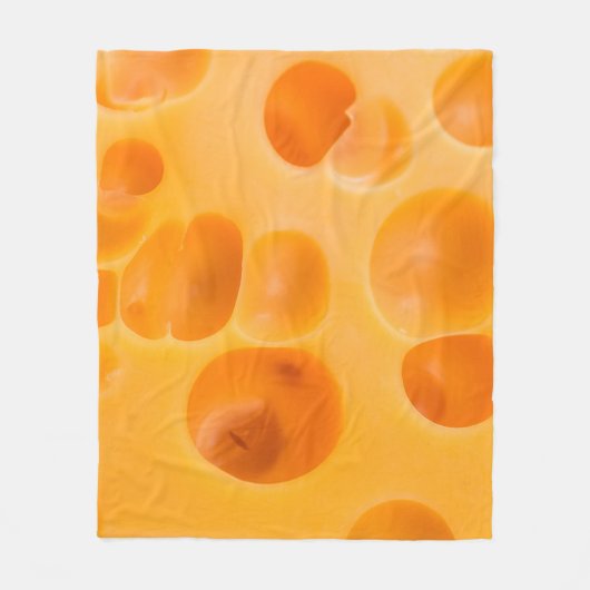 Abgeschiedenes Stück Käse. Fleecedecke (Vorderseite)