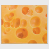 Abgeschiedenes Stück Käse. Geschenkpapier (Flach)