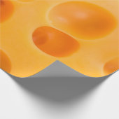 Abgeschiedenes Stück Käse. Geschenkpapier (Ecke)
