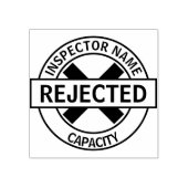 ABGESCHLOSSEN GUMMISTEMPEL (Prägung)