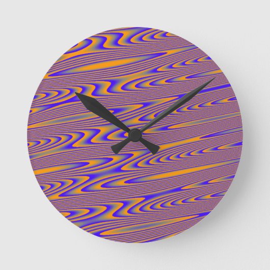 ABGESCHLOSSENE BROADCAST PSYCHEDELIC ROUND WALL CL RUNDE WANDUHR (Vorderseite)
