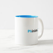 Abgeschlossener Doktortitel Zweifarbige Tasse (VorderseiteRechts)