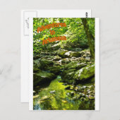 Abgeschlossener Strom Postkarte (Vorne/Hinten)