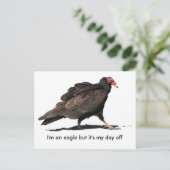 ABGESCHLOSSENER TAG POSTKARTE (Stehend Vorderseite)